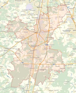 Подольский район на карте