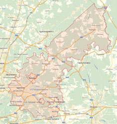 Щёлковского район на карте
