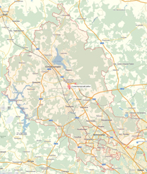 Солнечногорский район на карте